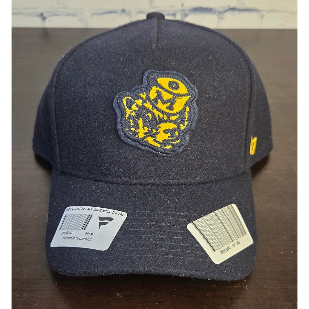 47 Brand Michigan Wolverines College Vault Golden Age Navy Wool Adjustable Hat